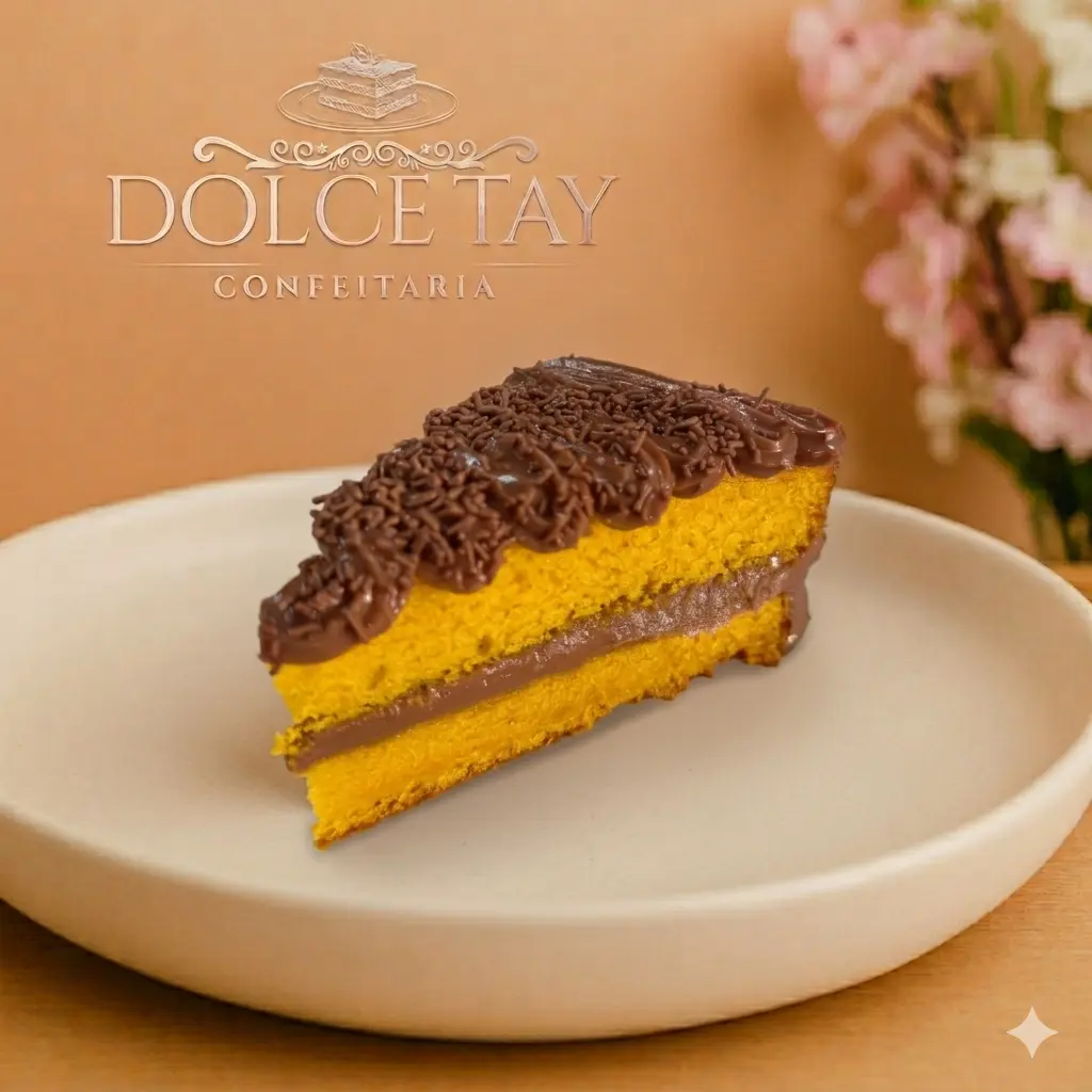 Bolo de Cenoura com Brigadeiro