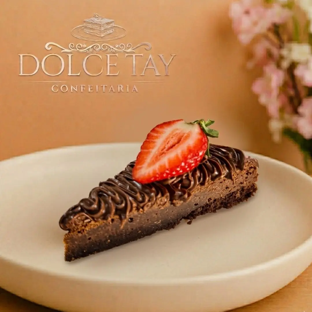 Brownie Nutella e Morangos